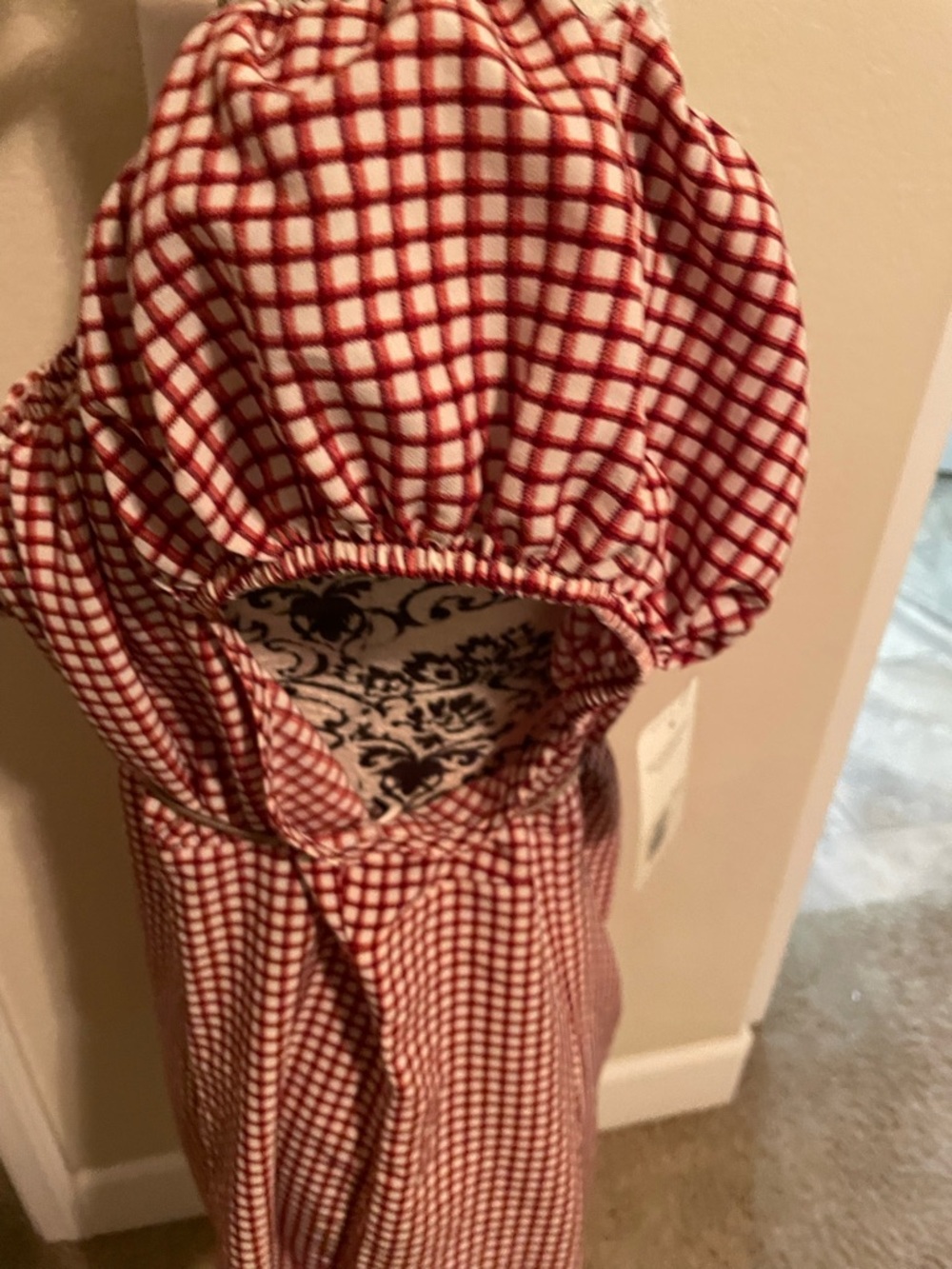 LEVIS Red Gingham Sleeveless Kids Dress - Picture 4 of 8